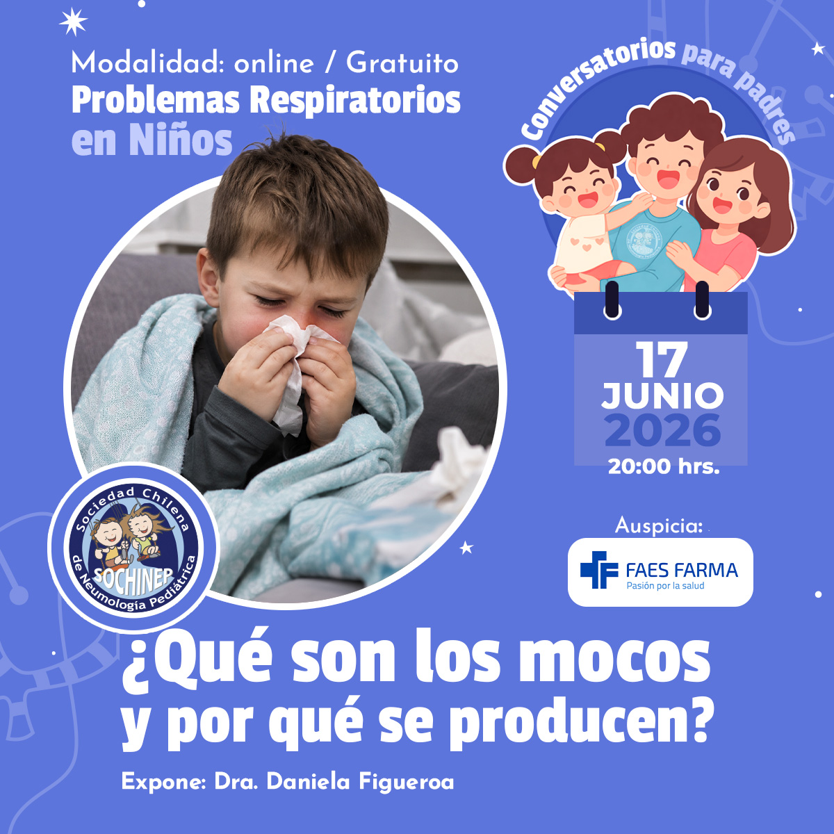 Webinar: “¿Qué son los mocos y por qué se producen?”