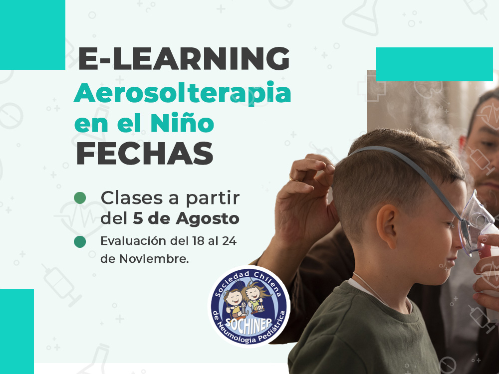 Curso E-learning SOCHINEP: Aerosolterapia en el Niño