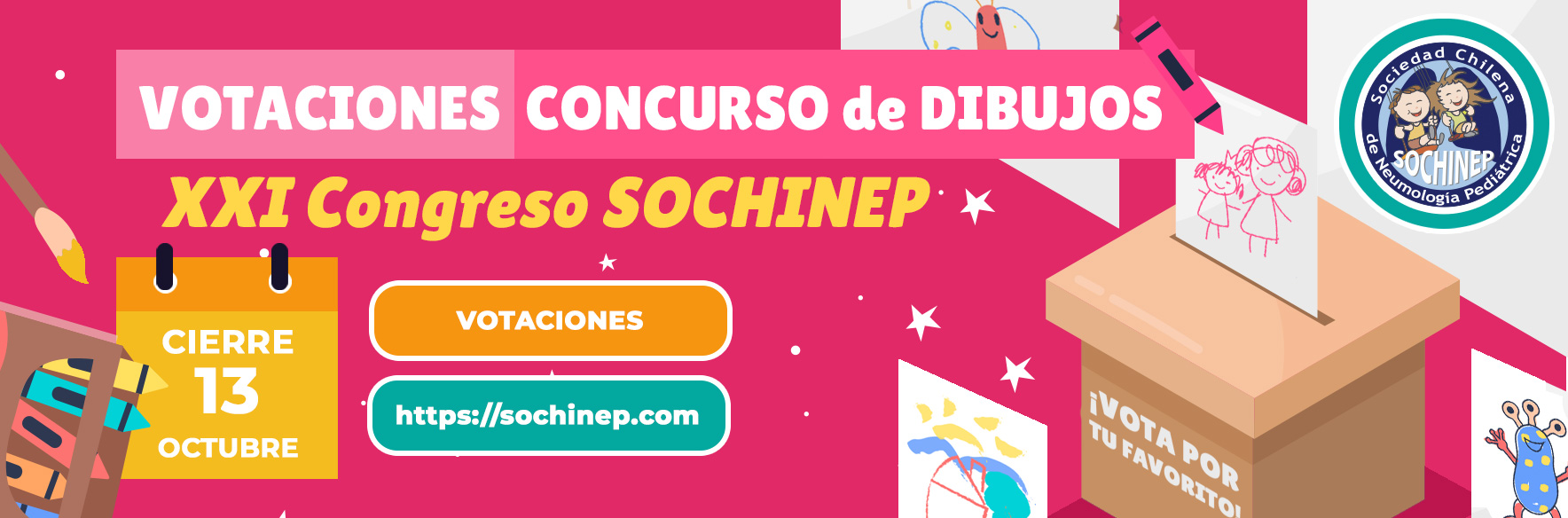 Votaciones Concurso de Dibujos XXI Congreso SOCHINEP
