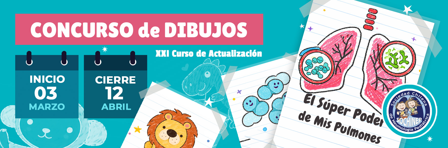 Concurso de Dibujos "El S&uacute;per Poder de Mis Pulmones"