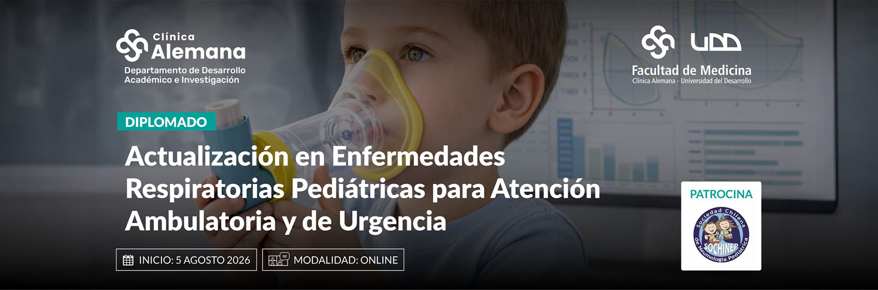 Diplomado &ldquo;Actualizaci&oacute;n en Enfermedades Respiratorias Pedi&aacute;tricas para Atenci&oacute;n Ambulatoria y de Urgencia&rdquo;